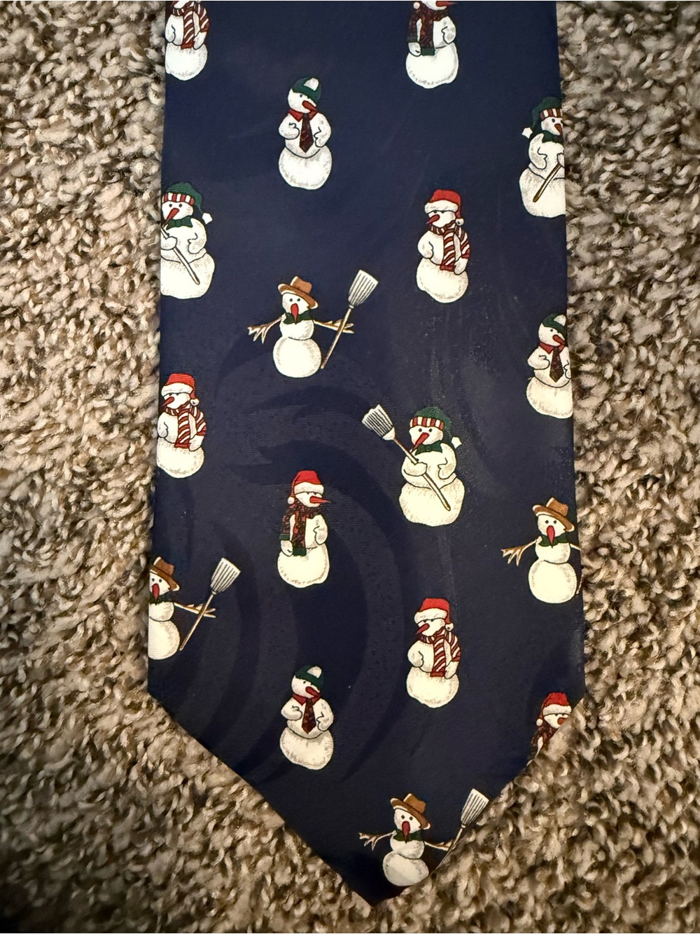 Men’s Snowman Holiday Tie